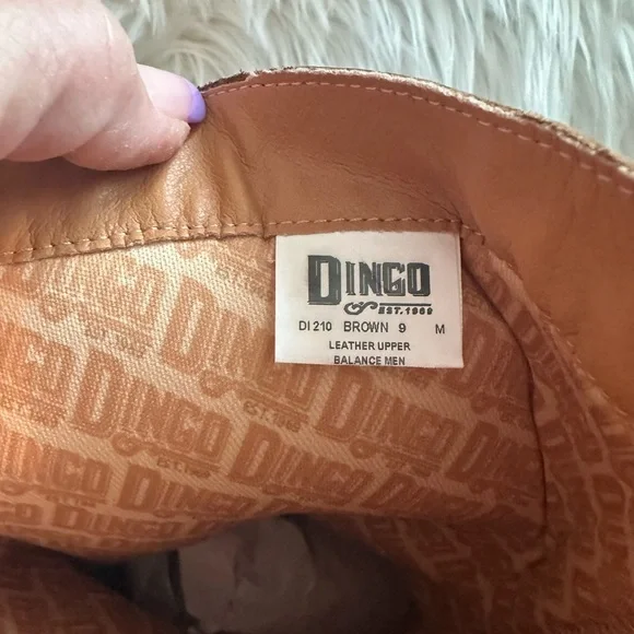 NWTS Dingo Brown Leather Buckle Heeled Harlee Motorcycle Boots Sz 9 - Picture 5 of 14